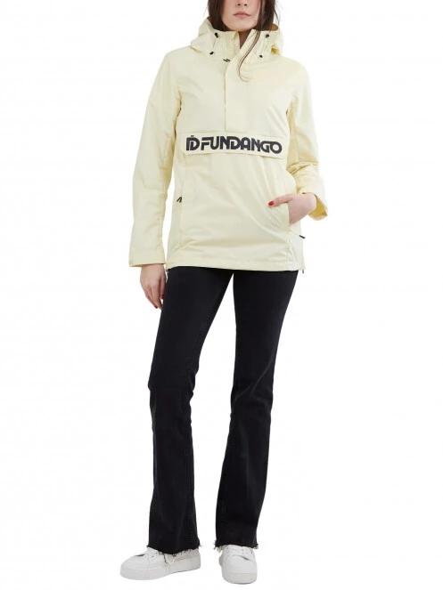 Fundango Betula Logo Anorak női esőkabát sárga színben 4