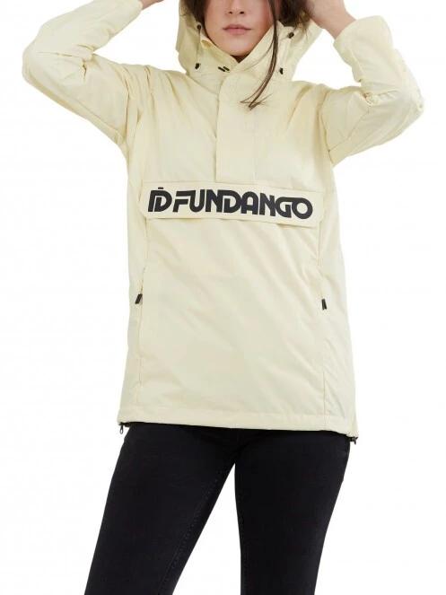 Fundango Betula Logo Anorak női esőkabát sárga színben 5