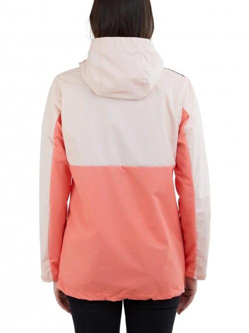 Fundango Betula Logo Anorak női esőkabát rózsaszín színben 3