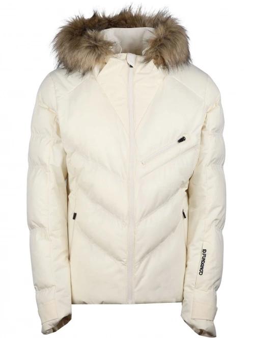 Fundango Elyra Fur Padded Jacket női steppelt síkabát fehér színben 10