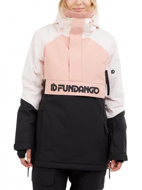 Fundango Birch Logo Anorak női síkabát rózsaszín színben 2