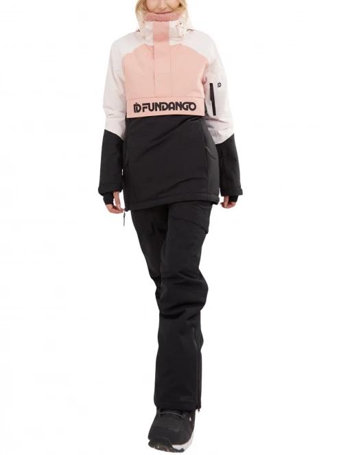 Fundango Birch Logo Anorak női síkabát rózsaszín színben 4