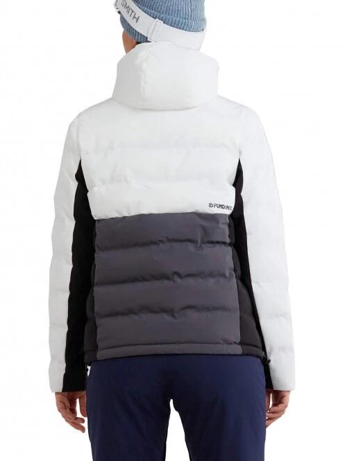 Fundango Everett Padded Anorak női steppelt síkabát fehér színben 4