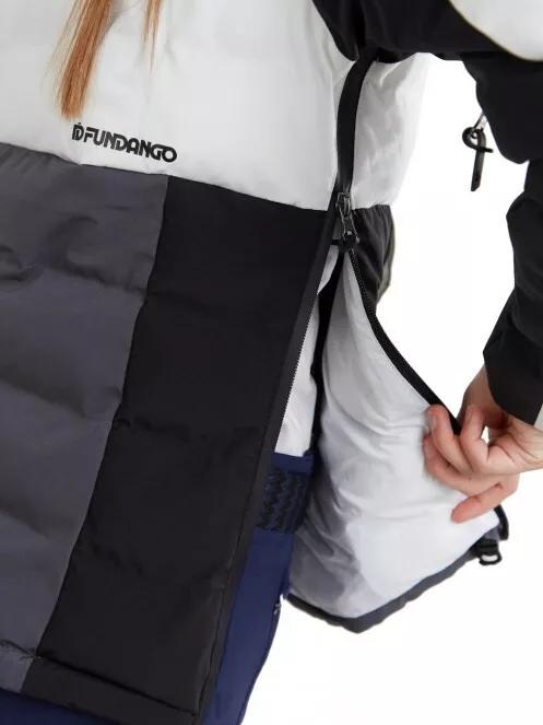 Fundango Everett Padded Anorak női steppelt síkabát fehér színben 7