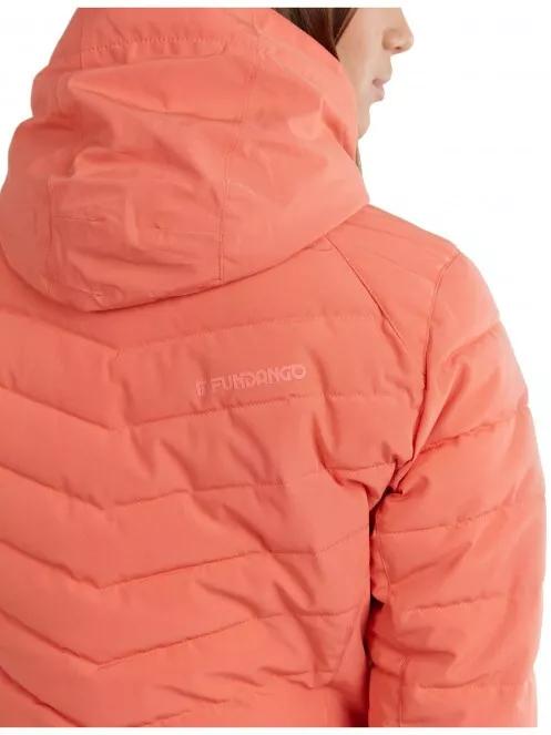 Fundango Punch Padded Jacket női steppelt síkabát piros színben 7
