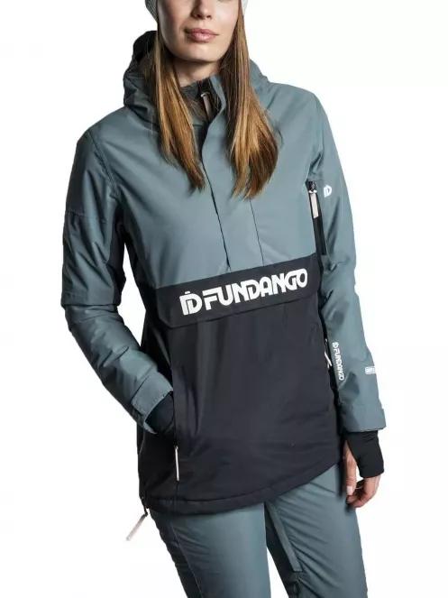 Fundango BIRCH LOGO Anorak női síkabát oliva színben 2