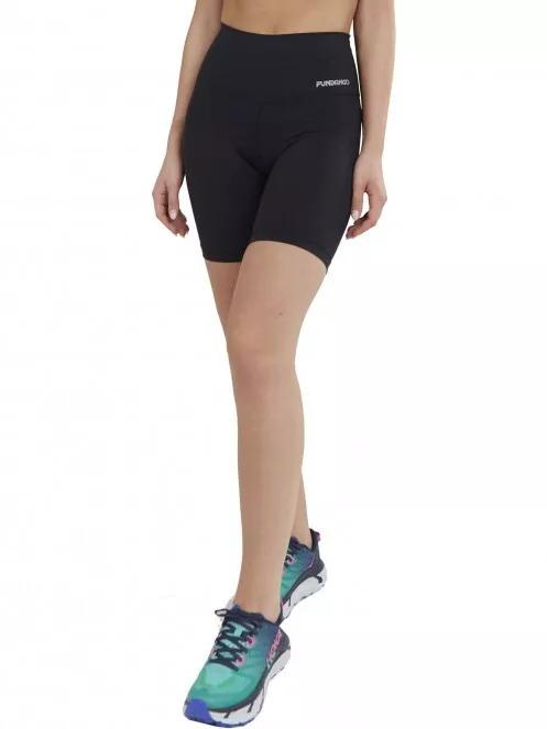 Fundango Estel High Rise Short női sport rövidnadrág fekete színben 2