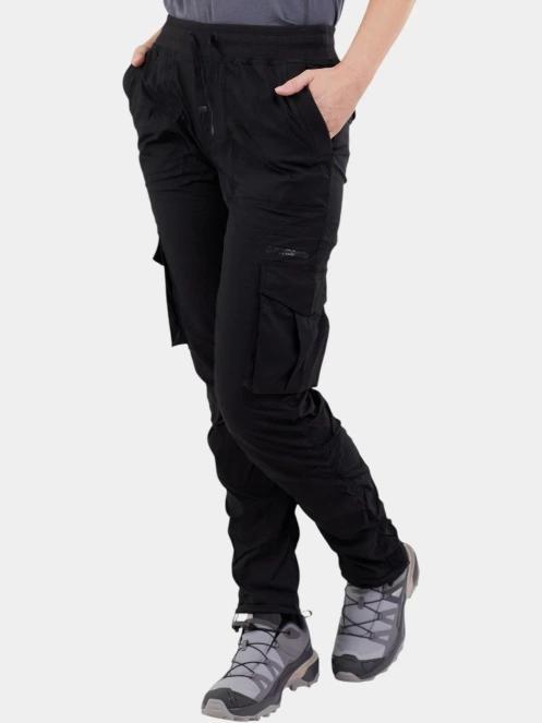 Fundango Finley Cargo Pants női túranadrág fekete színben 3