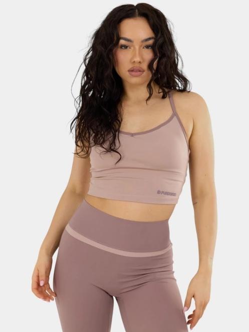 Fundango Flare Leggings női leggings barna színben 5