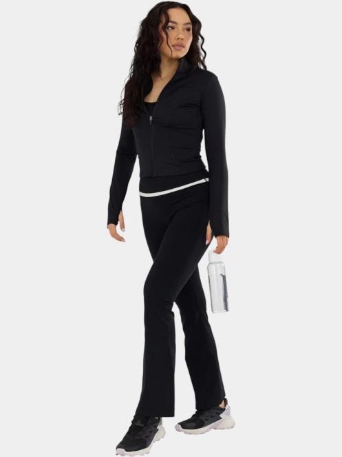 Fundango Flare Leggings női leggings fekete színben 2