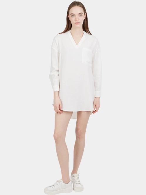 Fundango Athene Cover-up női hosszú ujjú ing fehér színben 4