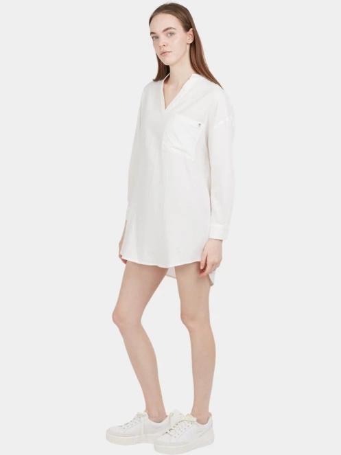 Fundango Athene Cover-up női hosszú ujjú ing fehér színben 6