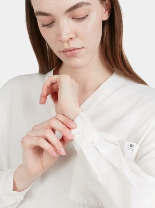 Fundango Athene Cover-up női hosszú ujjú ing fehér színben 8