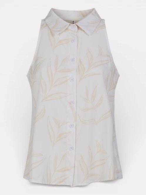 Fundango Myrto Sleeveless Shirt női ujjatlan póló homok színben 8