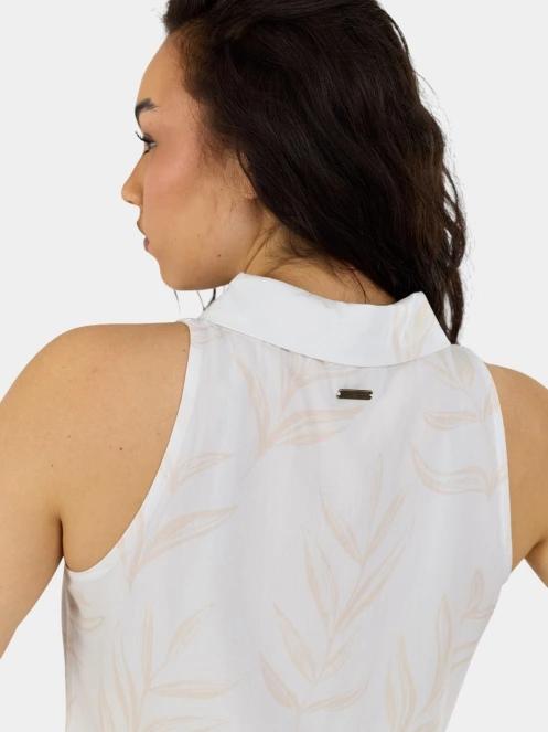 Fundango Myrto Sleeveless Shirt női ujjatlan póló homok színben 5