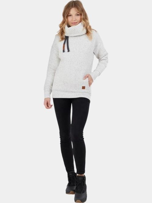 Fundango Aliz Pullover női pulóver homok színben 4