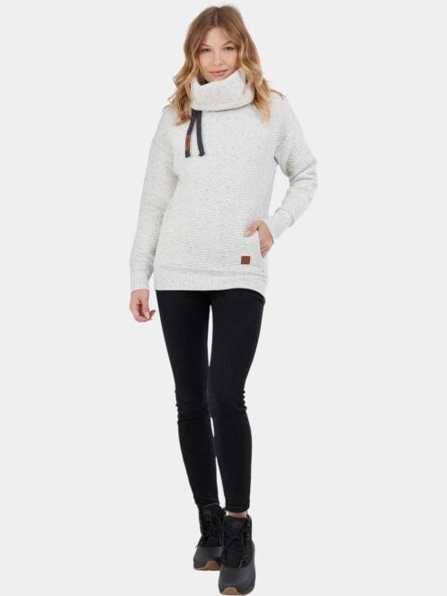 Fundango Aliz Pullover női pulóver homok színben 4