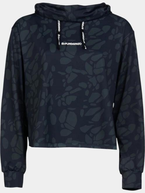 Fundango Helka Sweatshirt női kapucnis pulóver fekete színben 8