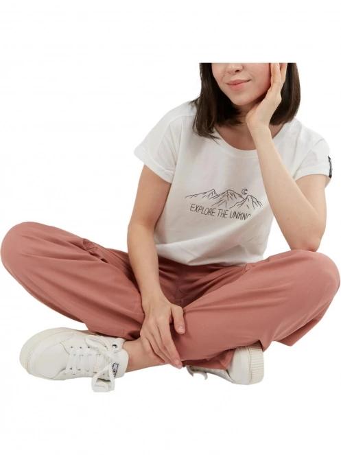 Fundango Atmos T-shirt női rövid ujjú póló fehér színben 5