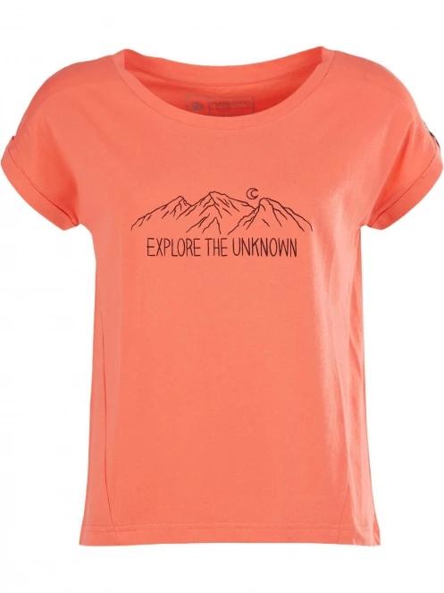 Fundango Atmos T-shirt női rövid ujjú póló narancssárga színben 8