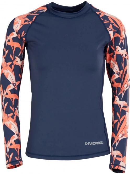 Fundango Joyce Long Sleeve Rashguard női hosszú ujjú lycra sötétkék színben 9