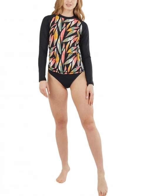 Fundango Joyce Long Sleeve Rashguard női hosszú ujjú lycra multikolor színben 5