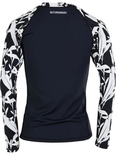 Fundango Joyce Long Sleeve Rashguard női hosszú ujjú lycra fekete színben 11