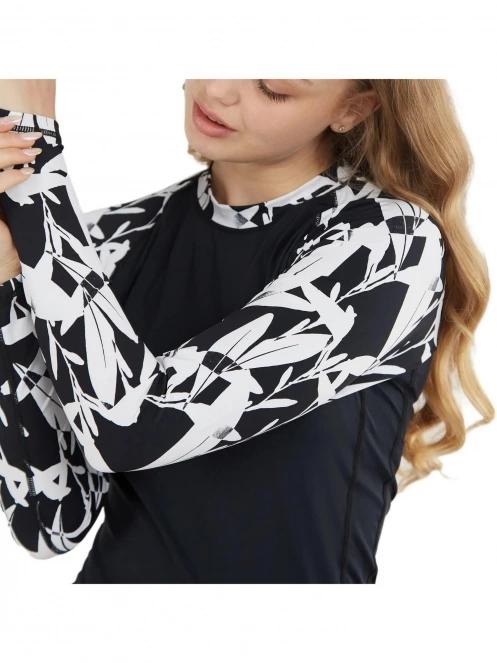 Fundango Joyce Long Sleeve Rashguard női hosszú ujjú lycra fekete színben 7