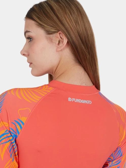 Fundango Joyce Long Sleeve Rashguard női hosszú ujjú lycra rózsaszín színben 7