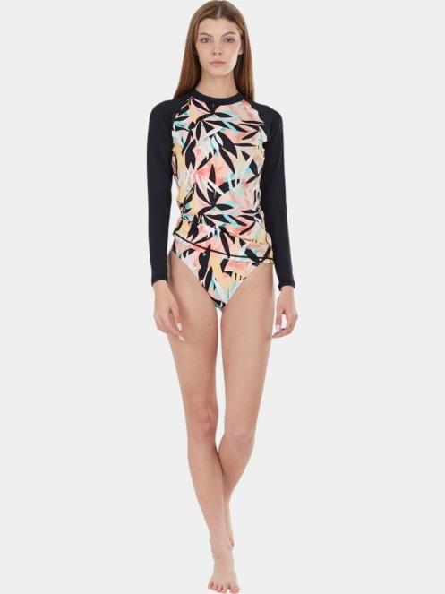 Fundango Joyce Long Sleeve Rashguard női hosszú ujjú lycra fekete színben 4