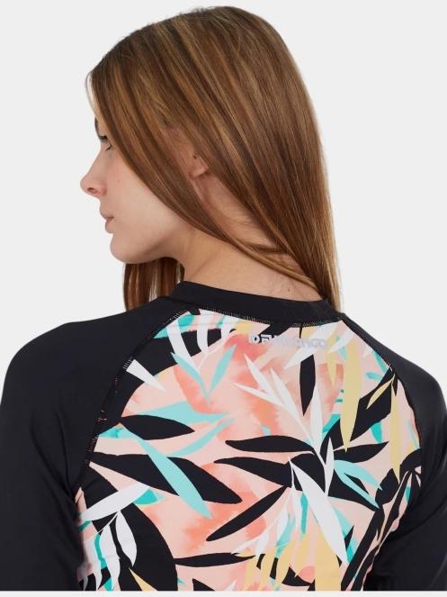 Fundango Joyce Long Sleeve Rashguard női hosszú ujjú lycra fekete színben 7