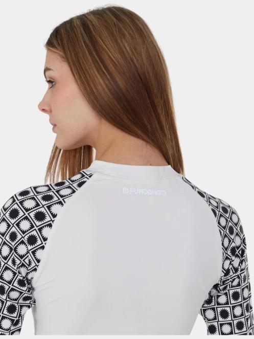 Fundango Joyce Long Sleeve Rashguard női hosszú ujjú lycra fehér színben 7