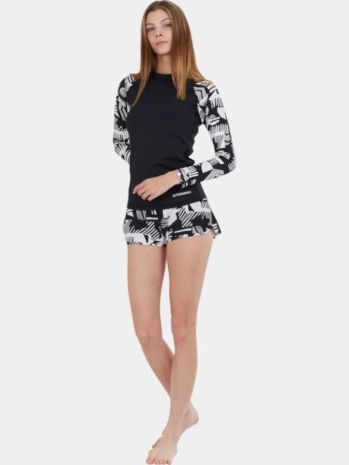Fundango Joyce Long Sleeve Rashguard női hosszú ujjú lycra fekete színben 4
