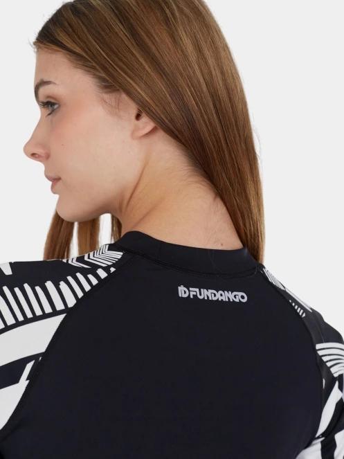 Fundango Joyce Long Sleeve Rashguard női hosszú ujjú lycra fekete színben 7