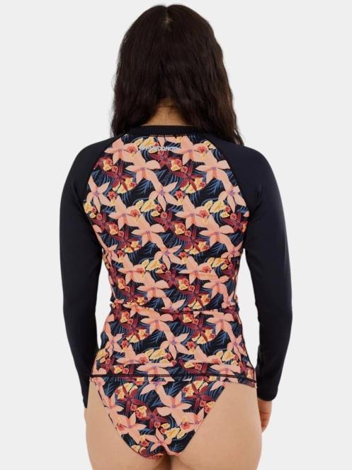 Fundango Joyce Long Sleeve Rashguard női hosszú ujjú lycra rózsaszín színben 3