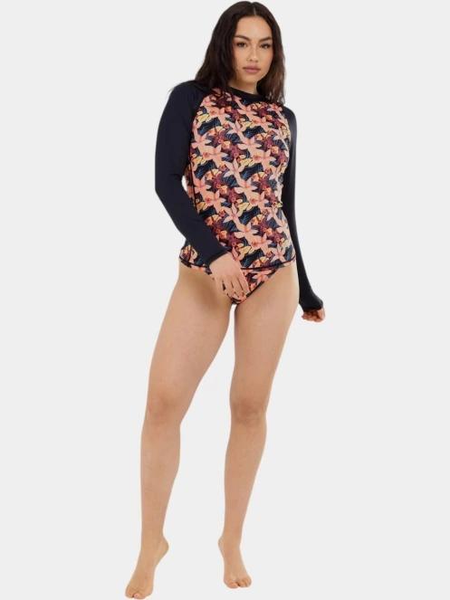 Fundango Joyce Long Sleeve Rashguard női hosszú ujjú lycra rózsaszín színben 4