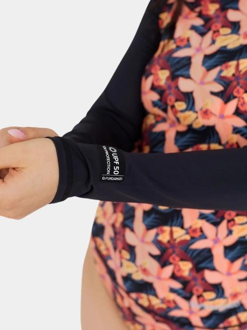 Fundango Joyce Long Sleeve Rashguard női hosszú ujjú lycra rózsaszín színben 7