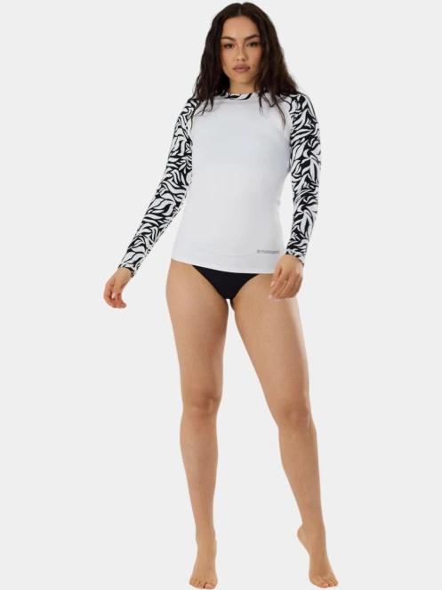 Fundango Joyce Long Sleeve Rashguard női hosszú ujjú lycra fekete színben 5