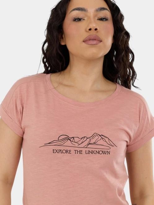 Fundango Lima II T-shirt női rövid ujjú póló rózsaszín színben 7