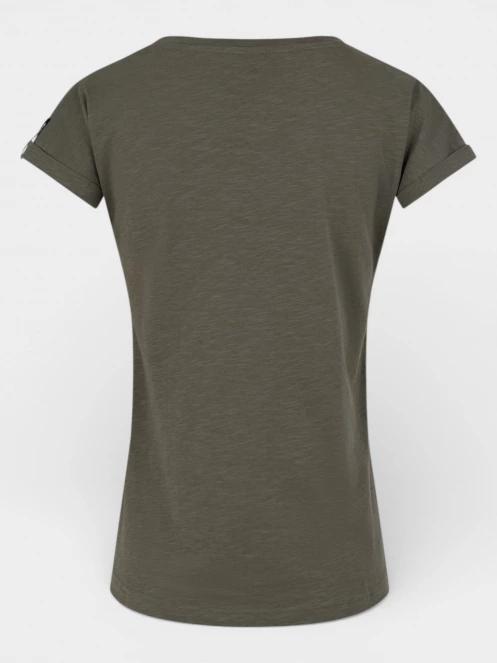 Fundango Lima II T-shirt női rövid ujjú póló oliva színben 9