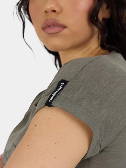 Fundango Lima II T-shirt női rövid ujjú póló oliva színben 7