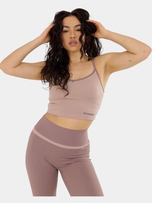 Fundango Aero Crop Top női crop top rózsaszín színben 2