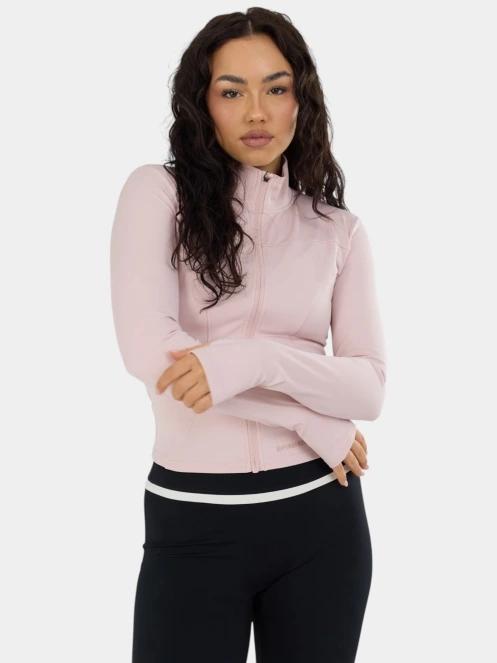 Fundango Flop Zip Up Top női hosszú ujjú sport póló rózsaszín színben 7