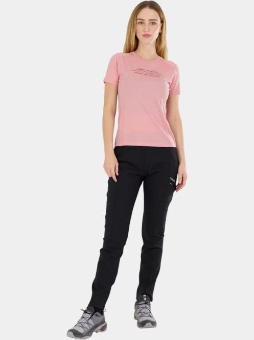 Fundango Reinga Merino T-shirt női aláöltöző felső rózsaszín színben 4