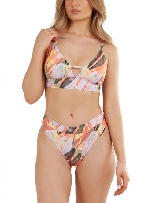 Fundango Sahara V-neck Cami Top női bikini felső lila színben 5