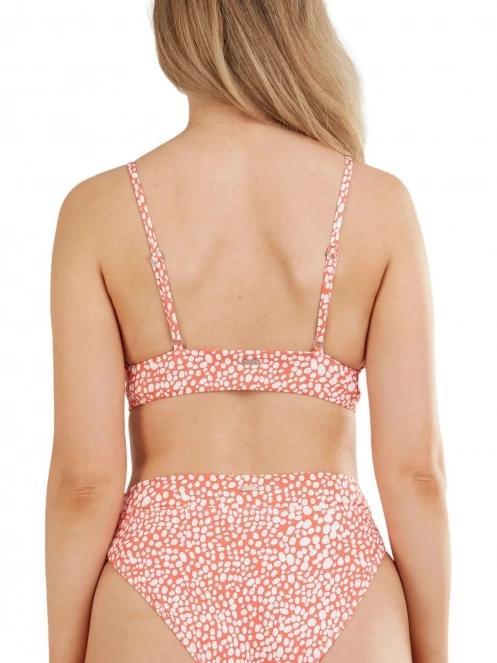 Fundango Sahara V-neck Cami Top női bikini felső piros színben 3