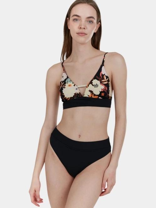 Fundango Sahara V-neck Cami Top női bikini felső fekete színben 4