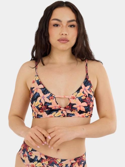 Fundango Sahara V-Neck Cami Top női bikini felső rózsaszín színben 2