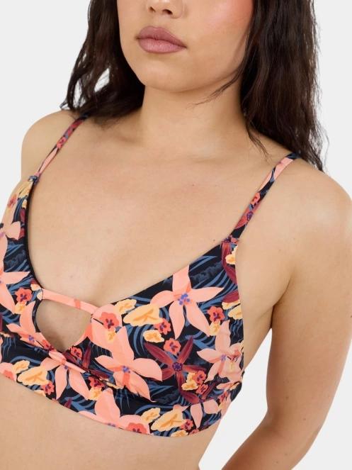 Fundango Sahara V-Neck Cami Top női bikini felső rózsaszín színben 5