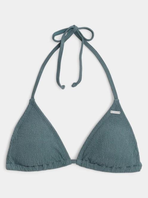 Fundango Innisfil Triangle Jacquard Top női bikini felső zöld színben 8